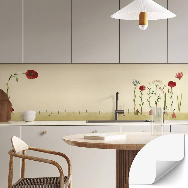 Selbstklebende Küchenrückwand Leffler - Blumensamen - WA343980