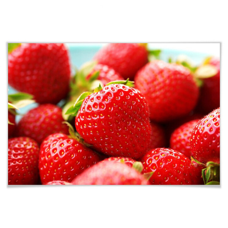 Poster Erdbeeren aus dem Garten - WA160041