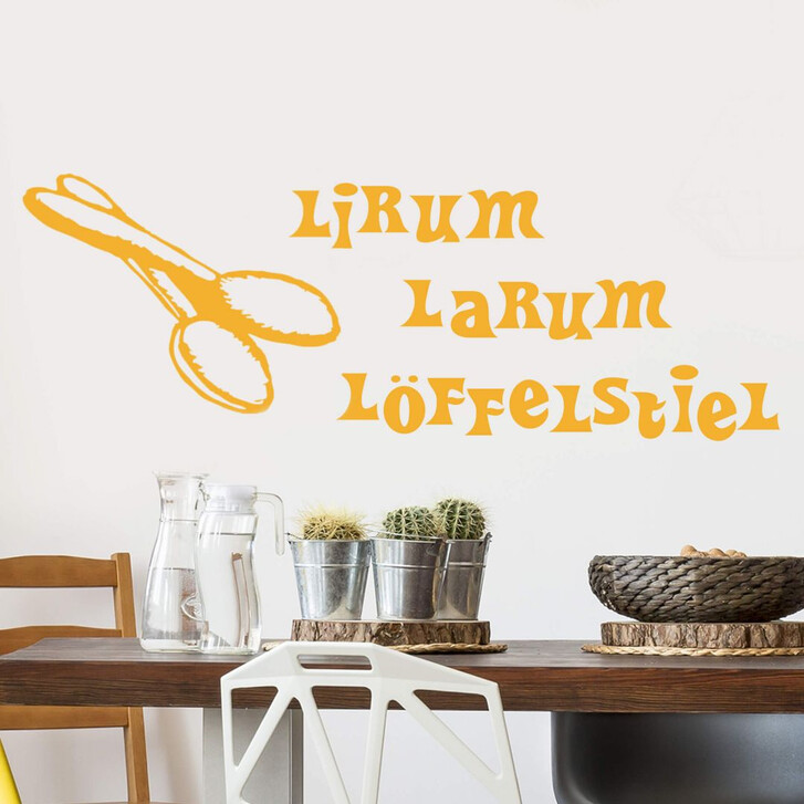 Wandtattoo Lirum Larum Löffelstiel - WA214517