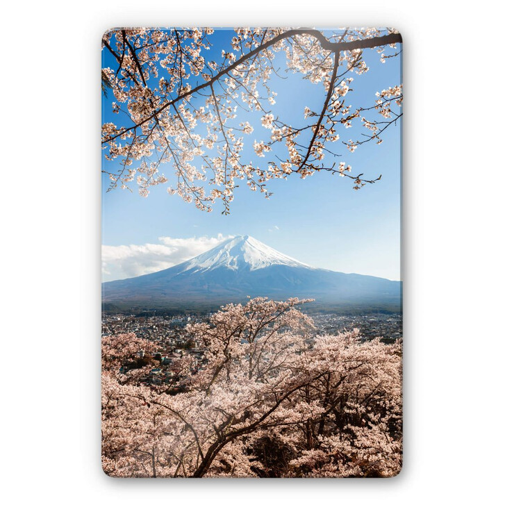 Glasbild Colombo - Mount Fuji in Japan - WA271549
