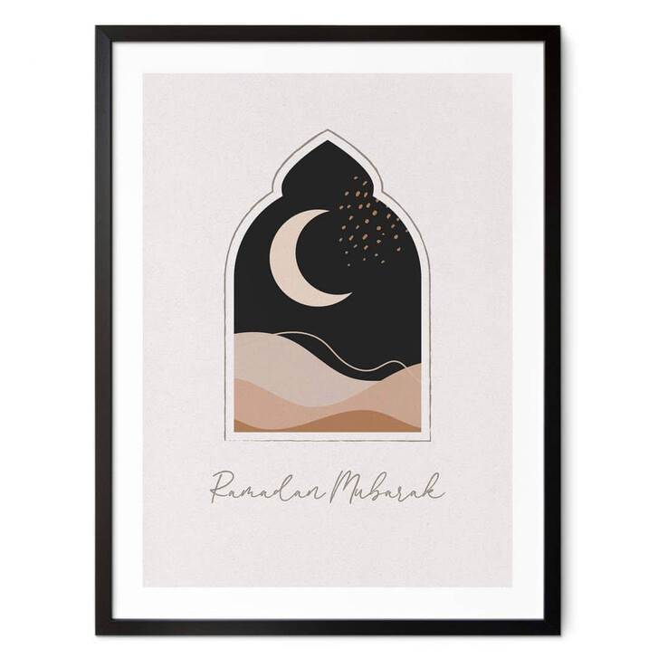 Poster Ramadan Mubarak Mondsichel - WA355784