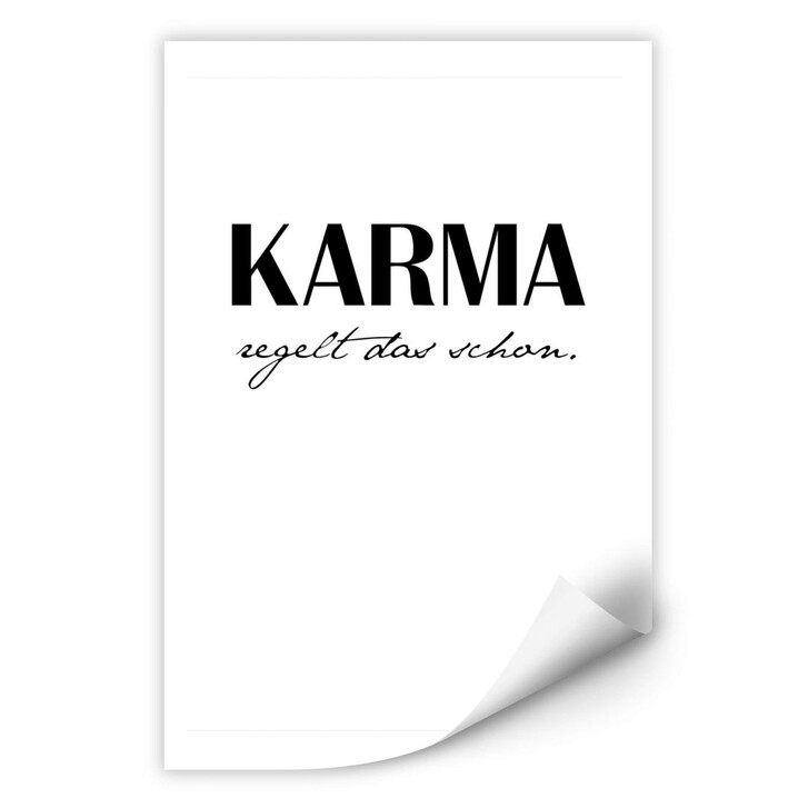 Wallprint Karma regelt das schon - WA293556