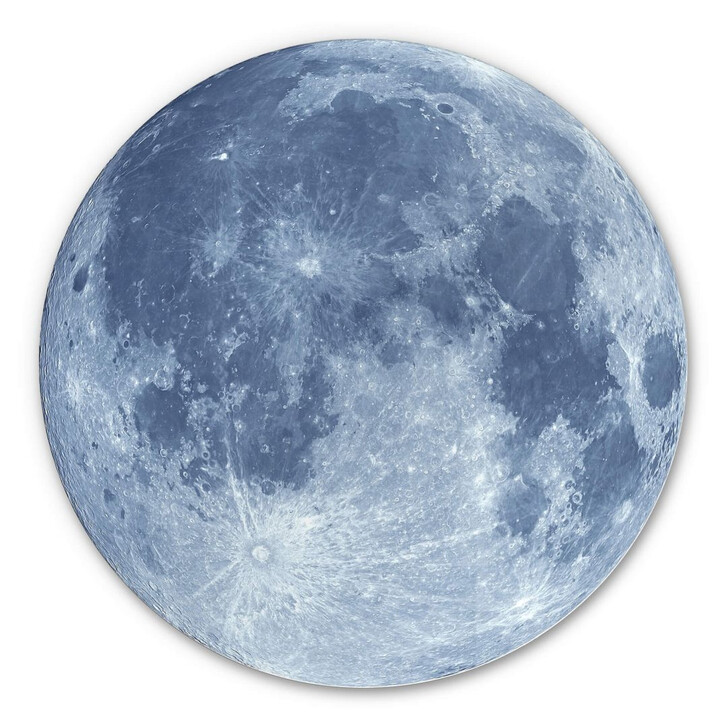 Alu-Dibond Moon Complete - Rund - WA270453
