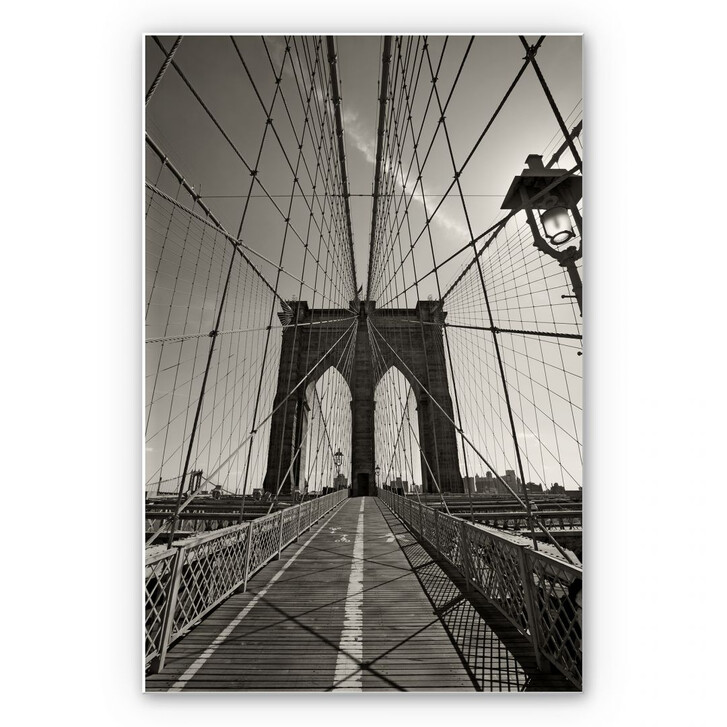 Wandbild Brooklyn Bridge Perspektive - WA191633