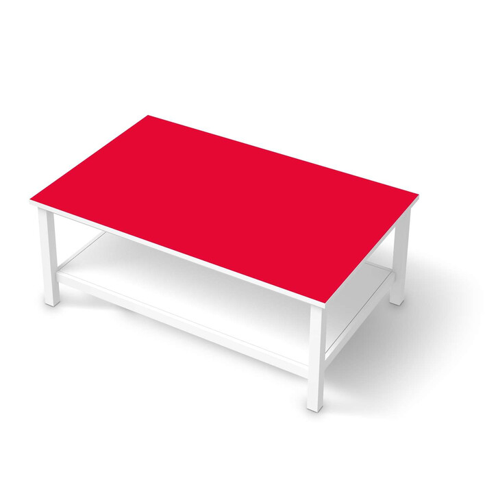 Möbelfolie IKEA Hemnes Tisch 118x75cm - Rot Light - CR115006