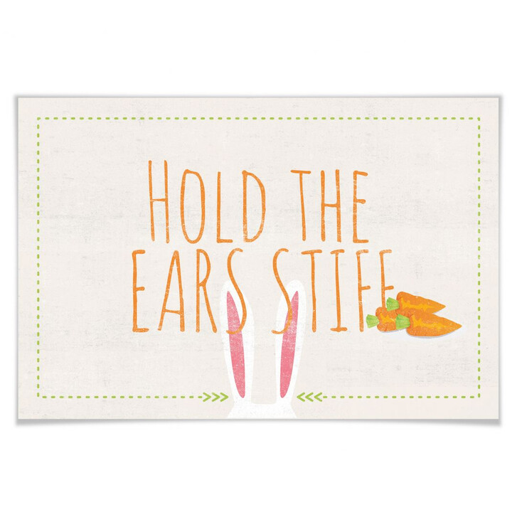 Poster Hold the Ears stiff - WA161606