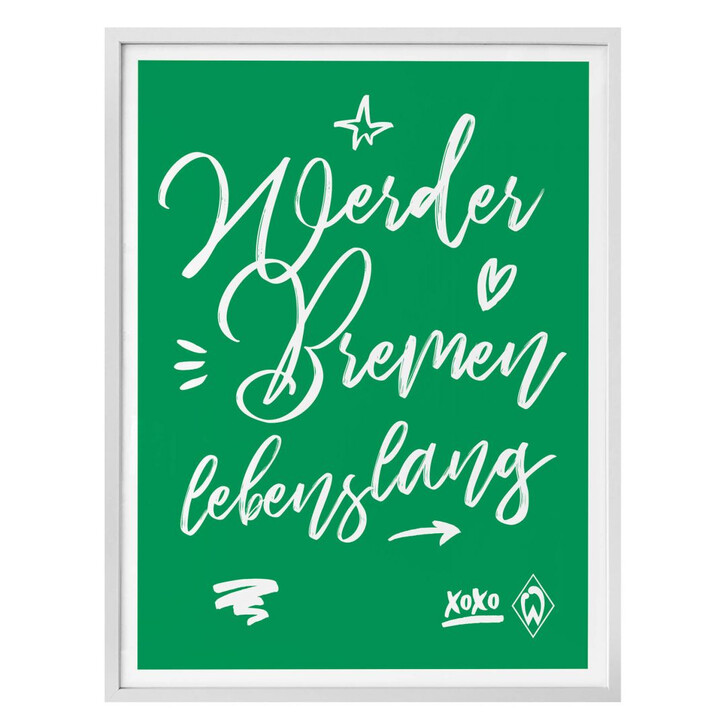 Poster Werder Bremen - Lebenslang - WA240045