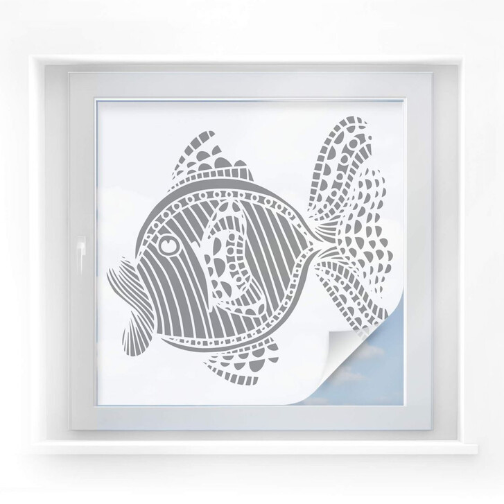 Sichtschutzfolie Mosaic Fish - WA176019