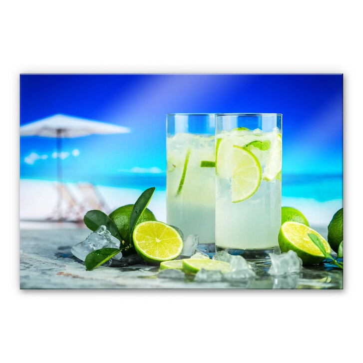 Acrylglasbild Tropical Lime - WA230625
