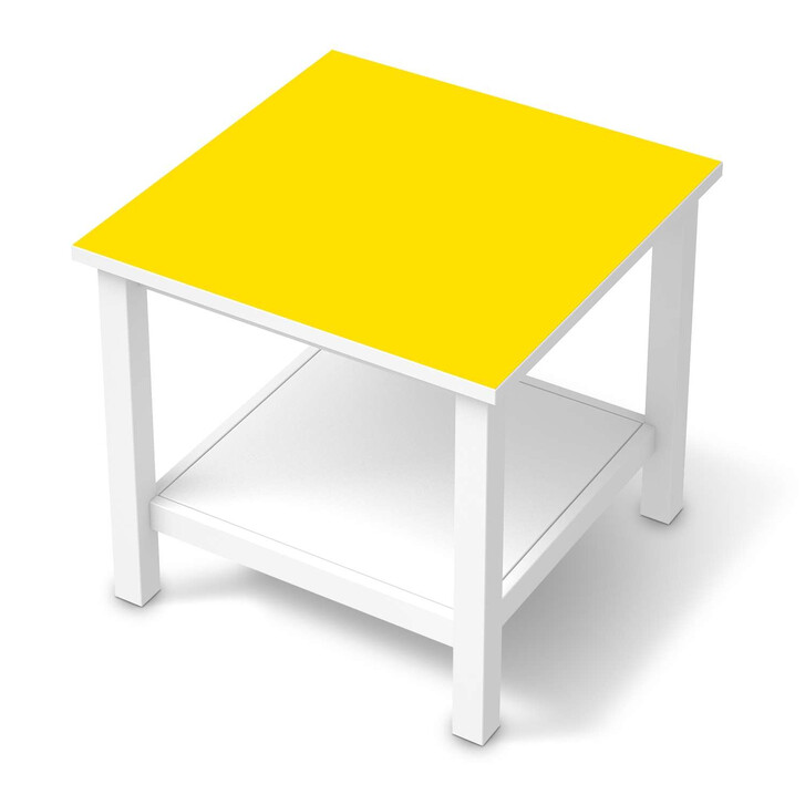 Möbel Klebefolie IKEA Hemnes Tisch 55x55cm - Gelb Dark - CR113552