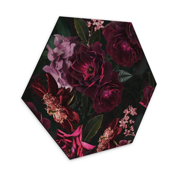 Hexagon - Alu-Dibond UN Designs - Fleur de Paris - WA332678