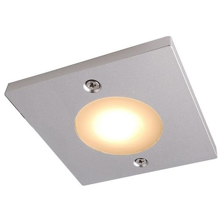 LED Möbelaufbauleuchte Fine Square in Silber-Matt 12V 3W - CL105477