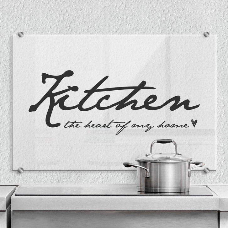 Spritzschutz Kitchen the heart of my home - WA178588
