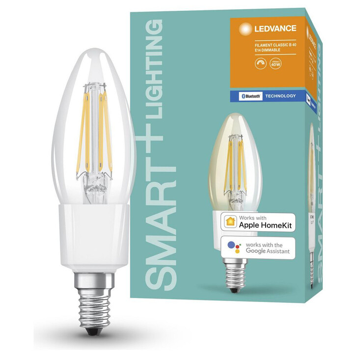 SMART& Bluetooth LED Leuchtmittel E14 4W 470lm warmweiss - CL128142