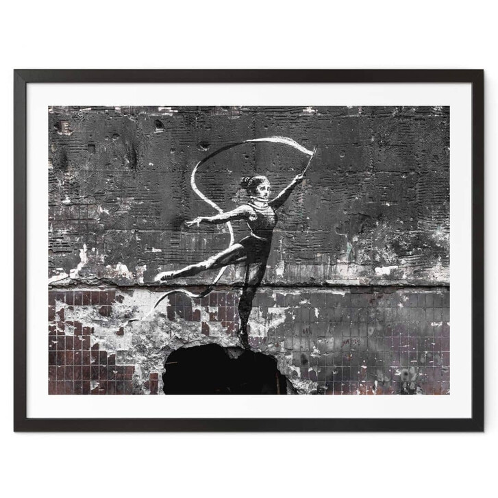 Poster Banksy in der Ukraine - Akrobatische Tänzerin - WA355048