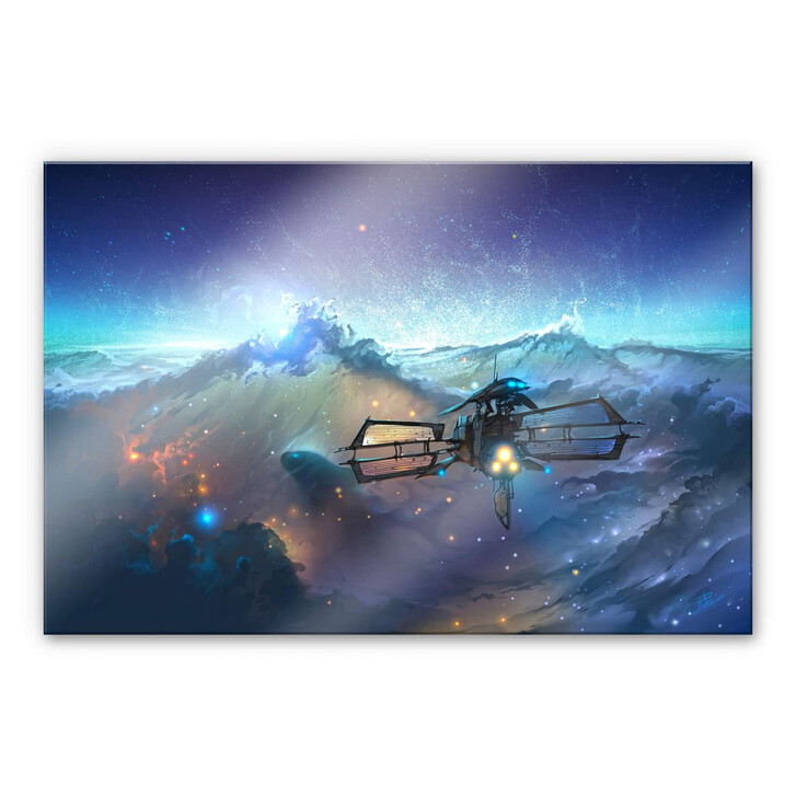 Acrylglasbild aerroscape - Die See des Weltraums - WA230705
