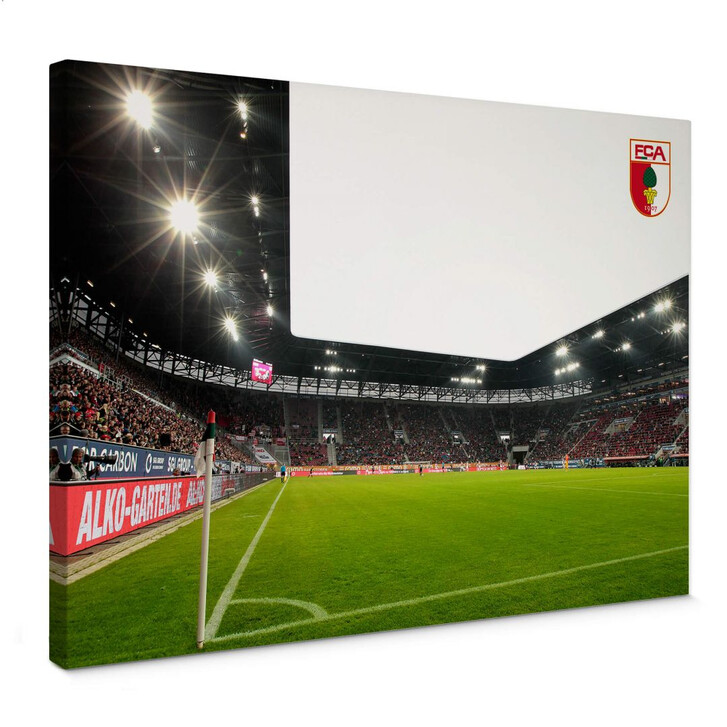 Leinwandbild FC Augsburg Stadion Eckfahne - WA138671