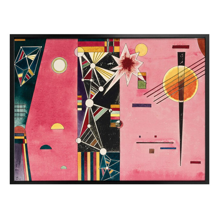 Poster Kandinsky - Rosa Rot - WA247903