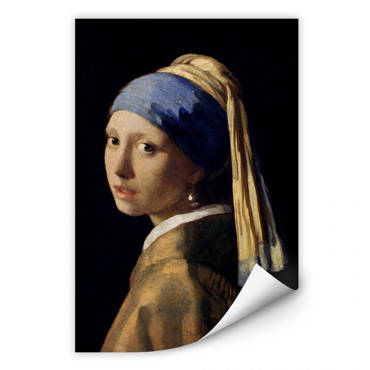 Wallprint Vermeer - Das Mädchen mit dem Perlenohrgehänge - WA190204