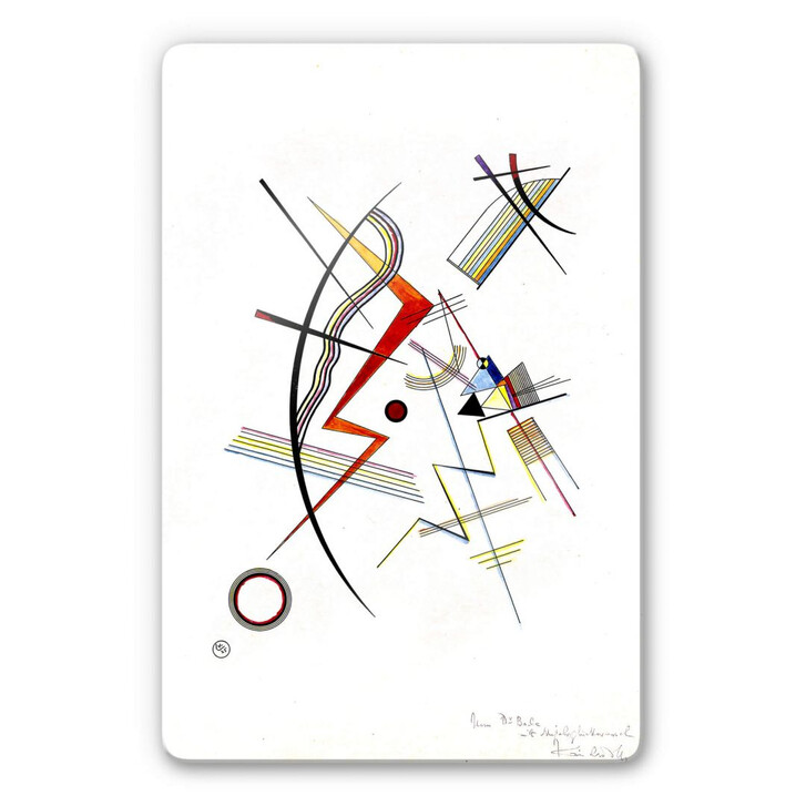 Glasbild Kandinsky - Jahresgabe für die Kandinsky Gesellschaft - WA244944