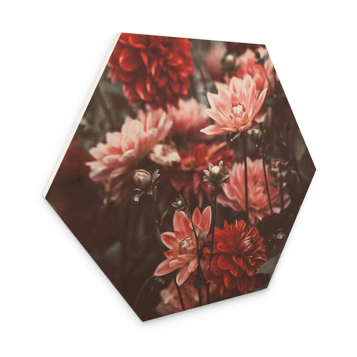 Hexagon - Holz Annie - Sommerblüten - WA315719