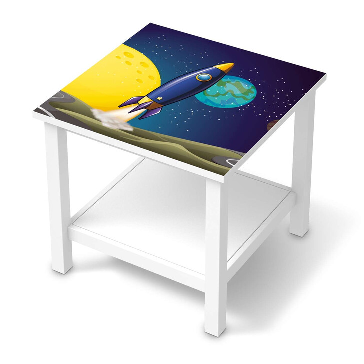 Möbel Klebefolie IKEA Hemnes Tisch 55x55cm - Space Rocket - CR113616