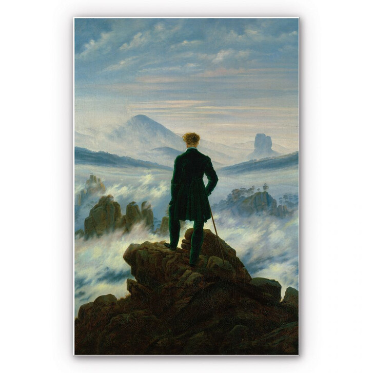 Wandbild Friedrich - Der Wanderer über dem Nebelmeer - WA192703