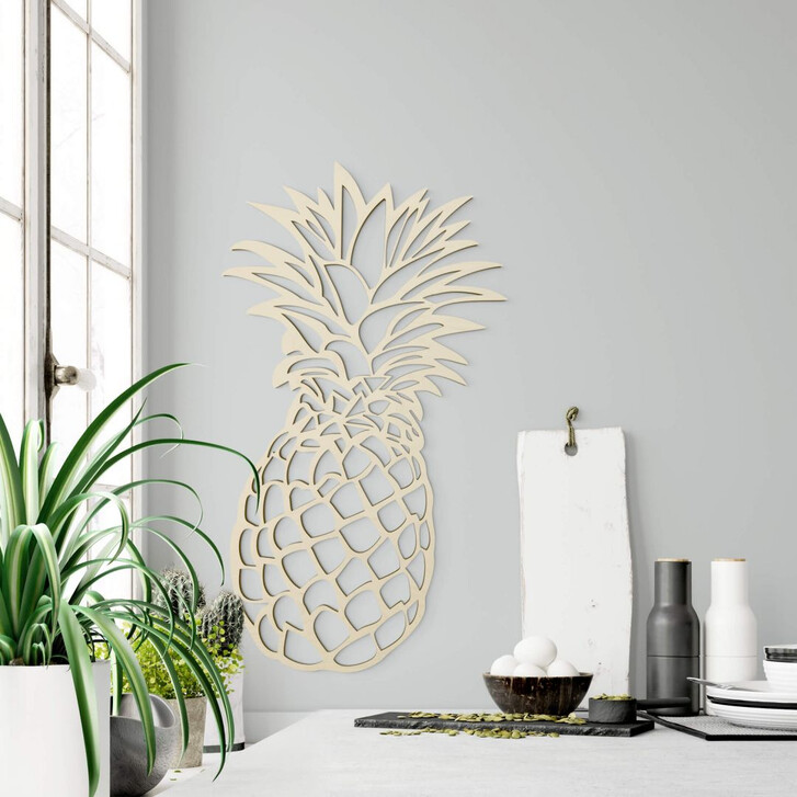 Holzkunst - Ananas - Pappel - WA133237