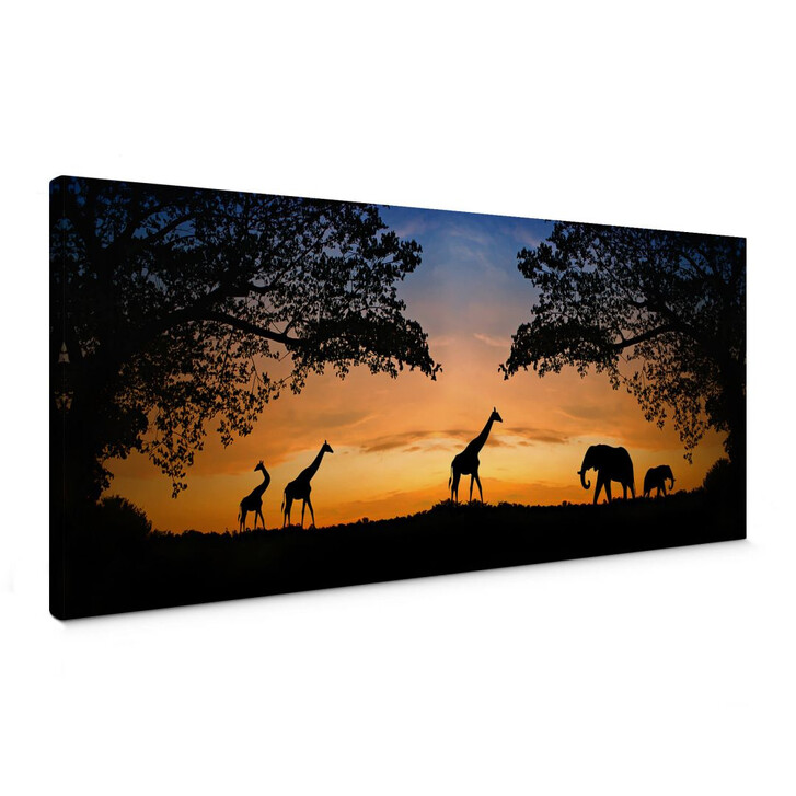 Leinwandbild African Sunset - WA135792