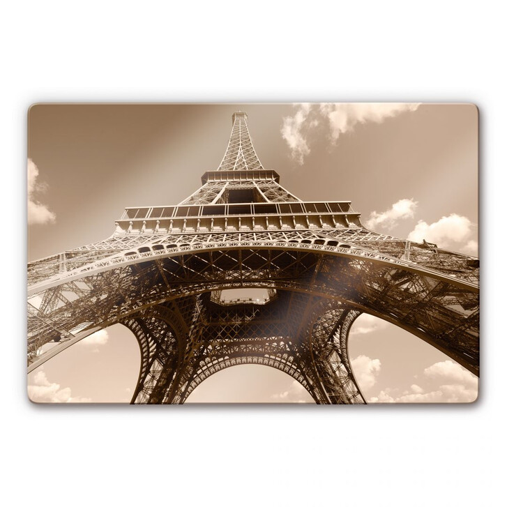 Glasbild Eiffelturm Perspektive - WA122490