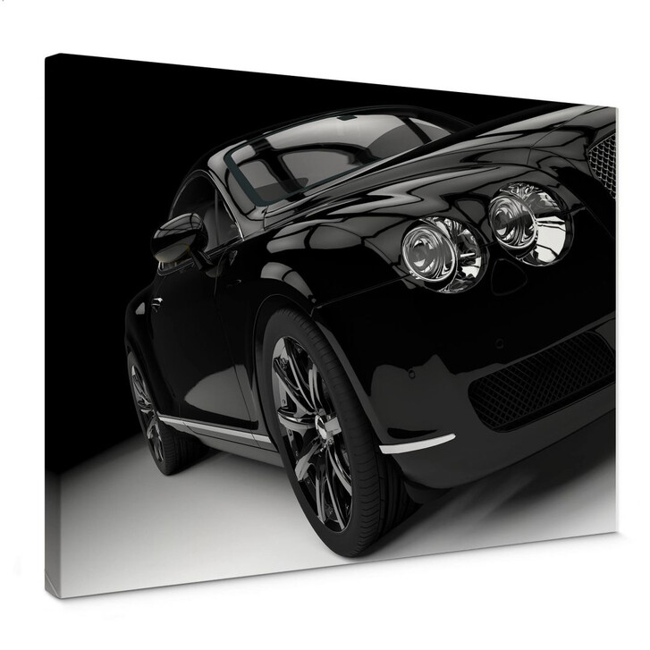 Leinwandbild Metallic Car Black 02 - WA142400