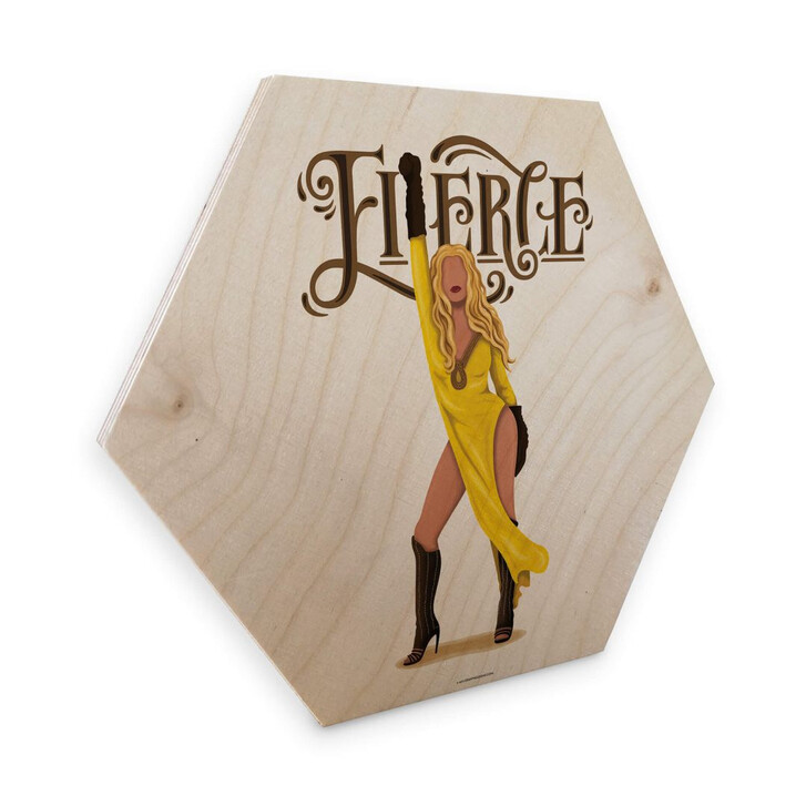 Hexagon - Holz Birke-Furnier Tohmé - Beyoncé - WA274206