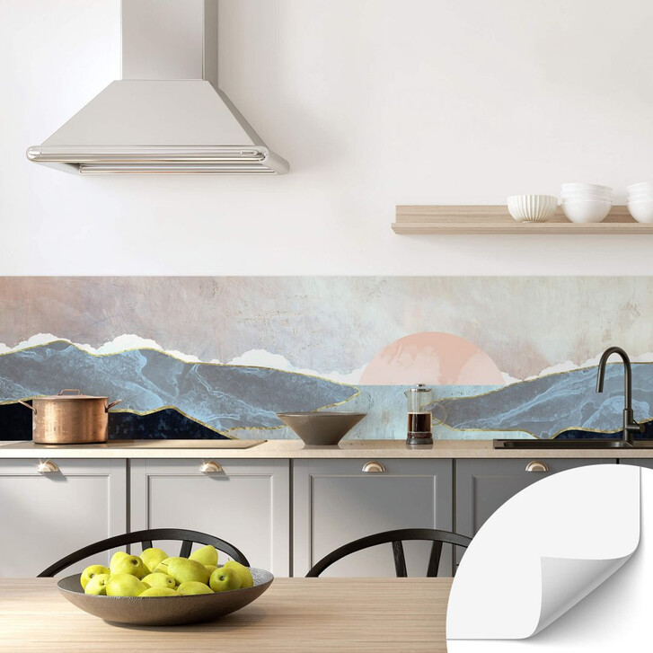 Selbstklebende Küchenrückwand SpaceFrog Designs - Bergsee - WA350399