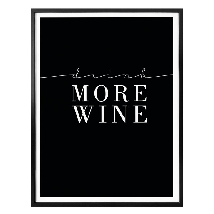 Poster Drink more Wine - WA238614