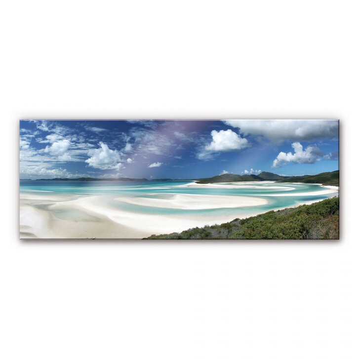 Acrylglasbild Whitehaven Beach - Panorama - WA111856