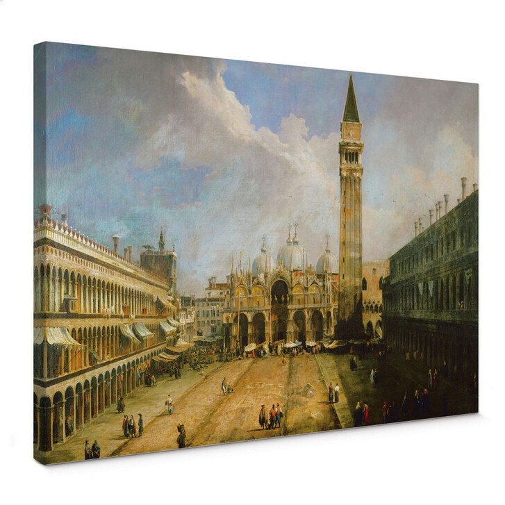 Leinwandbild Canaletto - Die Piazza San Marco - WA137545