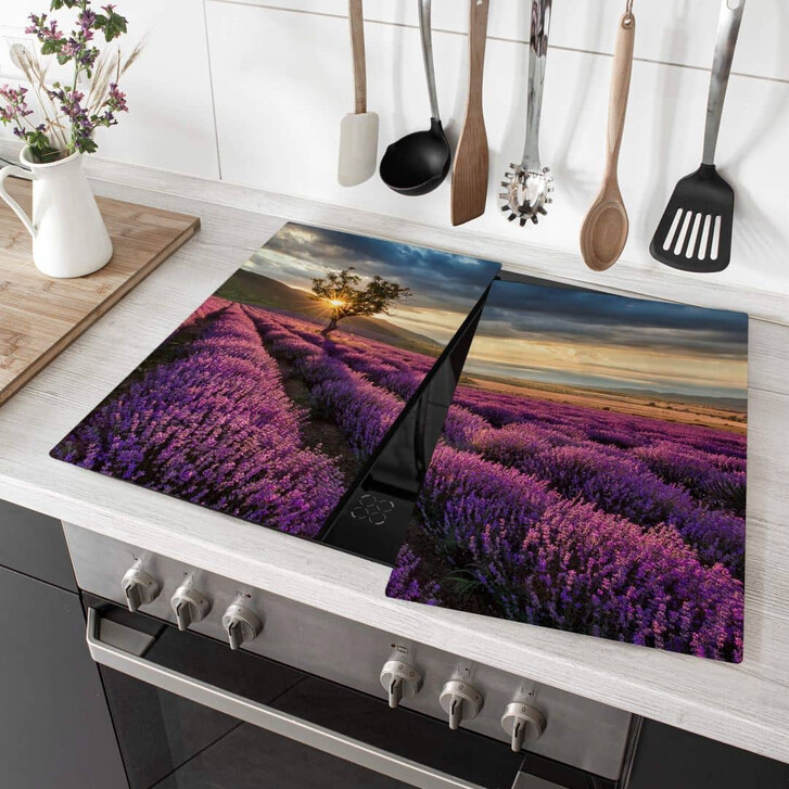 Herdabdeckplatte Lavendelblüte in der Provence - WA131588