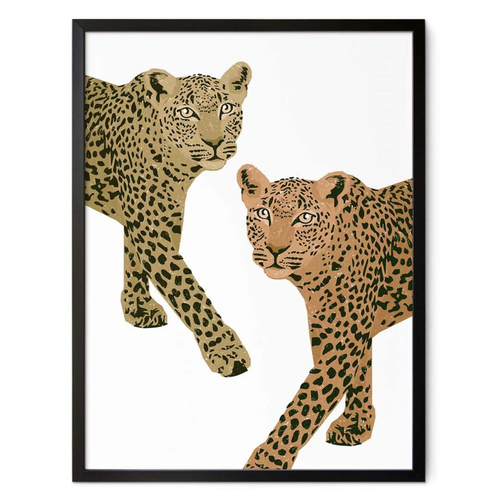 Poster Goed Blauw - Die Leoparden - WA348828