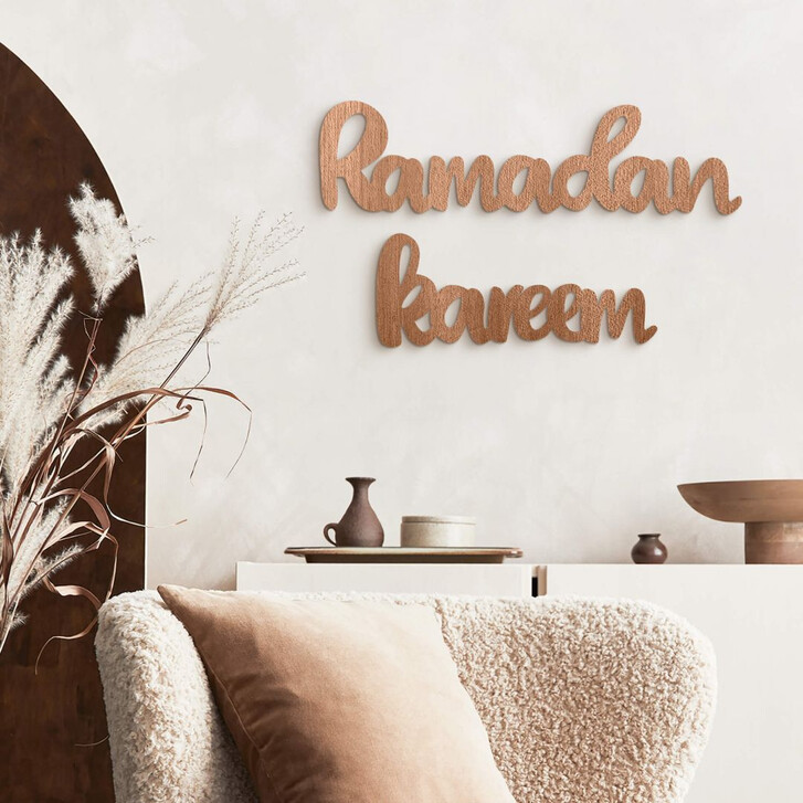 Holzdeko Mahagoni - Ramadan Kareem - WA333235