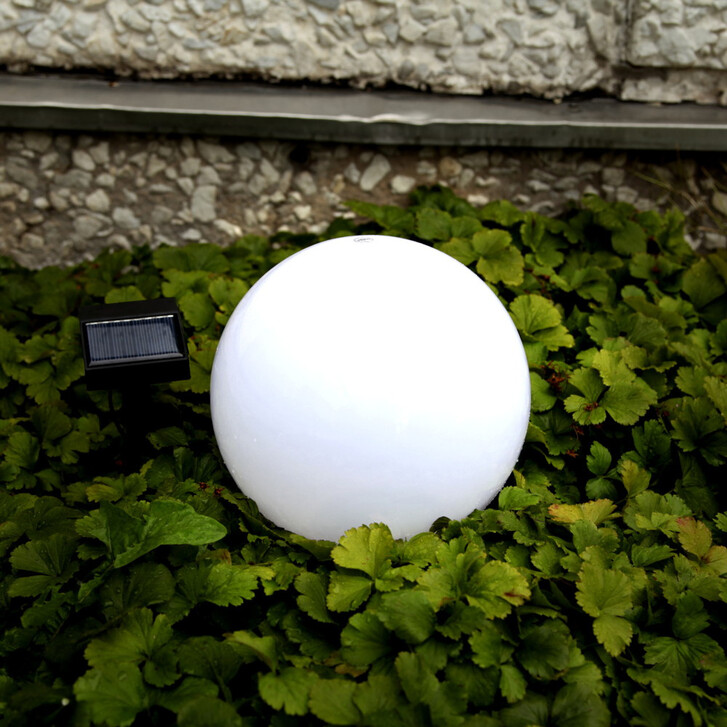 Solar- Gartenkugel Globus, mit Sensor und LED, Ø 200 mm - CL109743