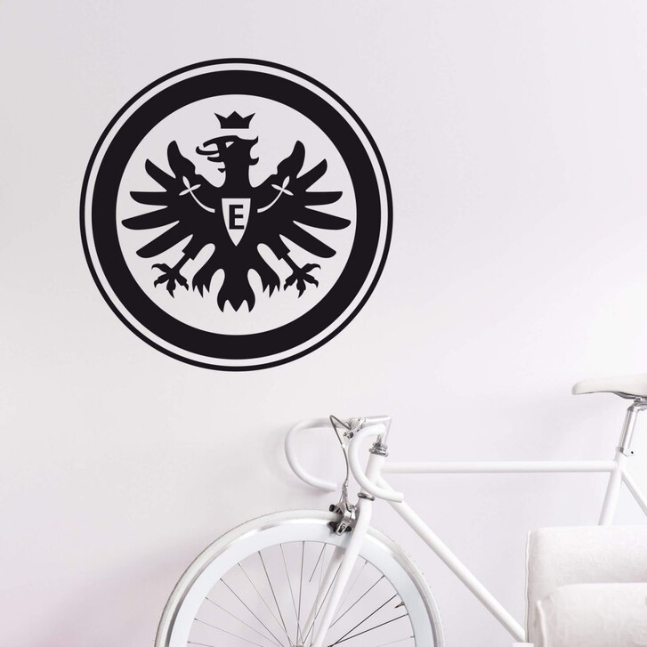 Wandtattoo Eintracht Frankfurt Logo einfarbig - WA208883