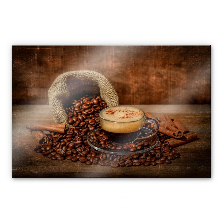 Acrylglasbild Perfoncio - Kaffee rustikal - WA110518