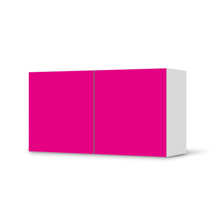 Folie IKEA Besta Regal 2 Türen (quer) - Pink Dark - CR105382