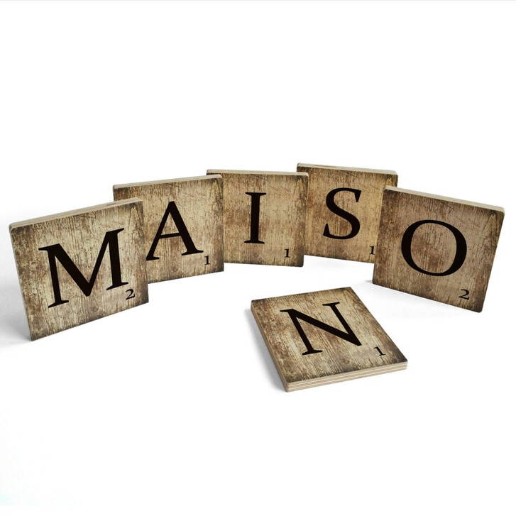 Buchstabensteine Maison - Vintage - WA290851