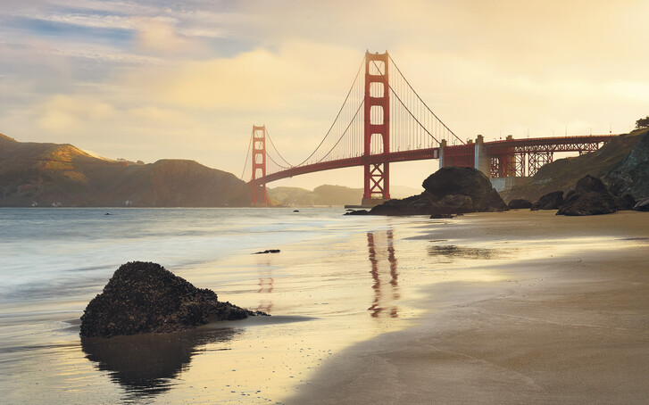 Digitaldrucktapete Golden Gate - KOSH048-VD4