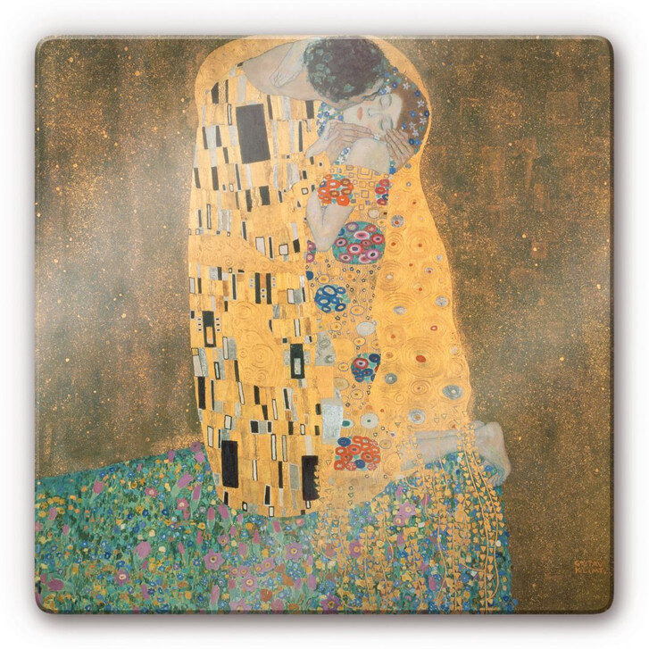 Glasbild Klimt - Der Kuss - WA124126