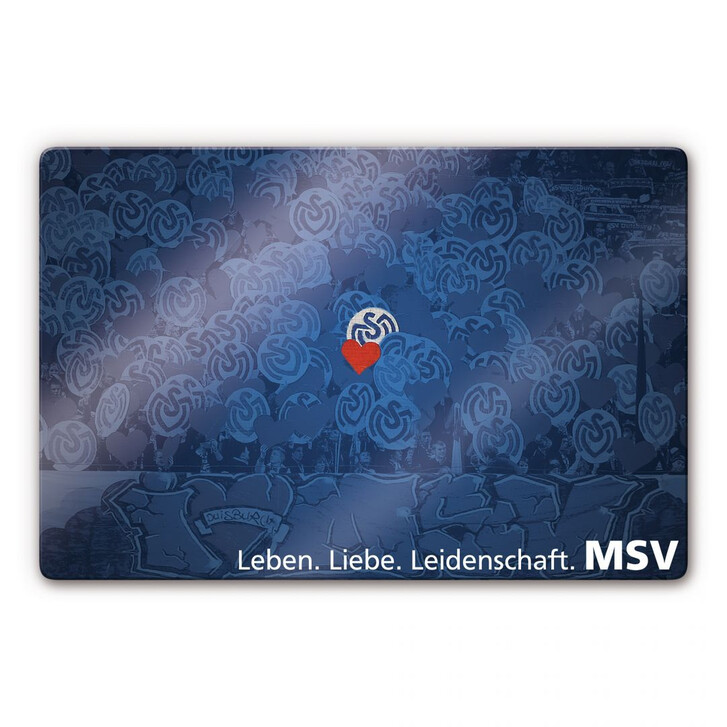 Glasbild MSV Duisburg Leitbild - WA125051
