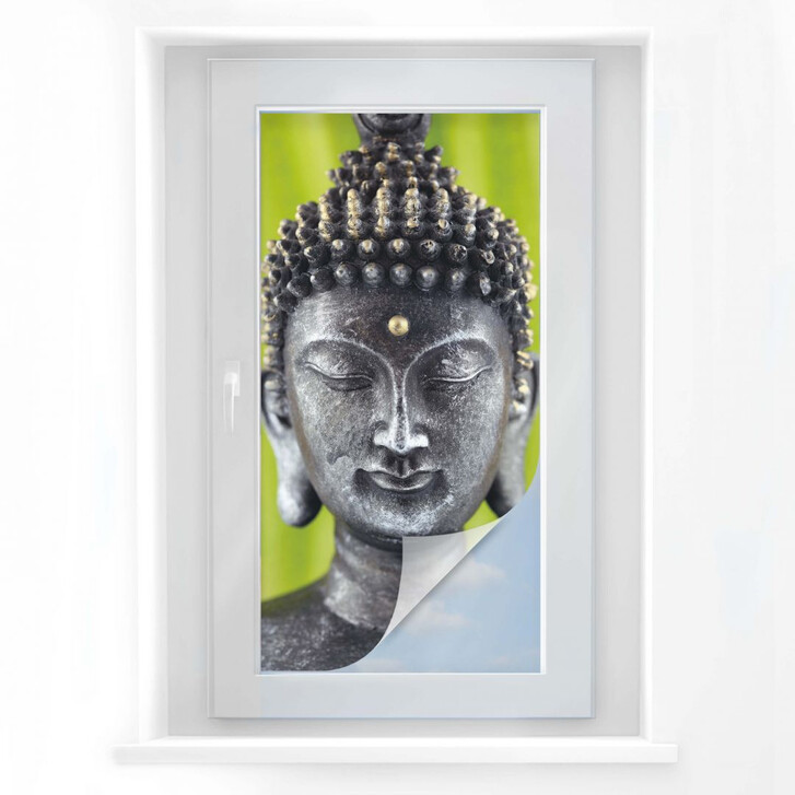 Sichtschutzfolie Green Buddha - Panorama - WA175112