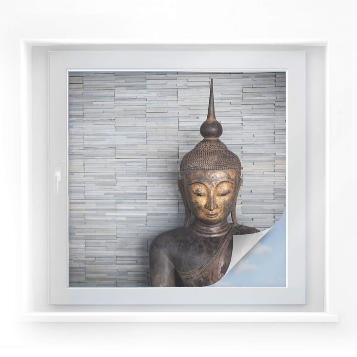 Sichtschutzfolie Thailand Buddha - quadratisch - WA177195