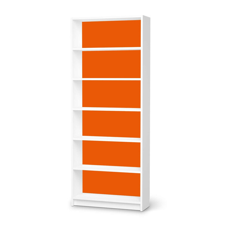 Klebefolie IKEA Billy Regal 6 Fächer - Orange Dark - CR111043